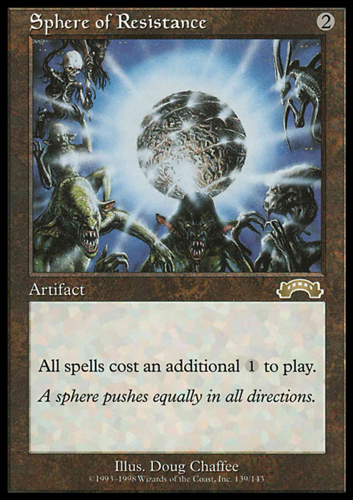 Sphere of Resistance magic card front