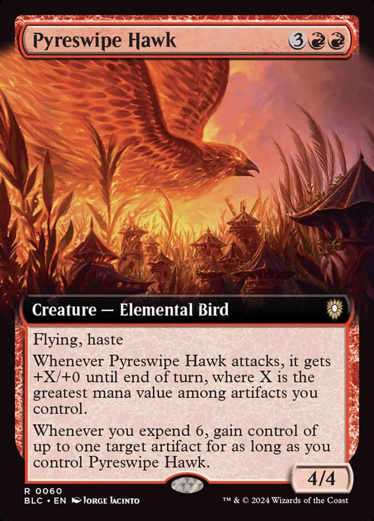 Pyreswipe Hawk magic card front