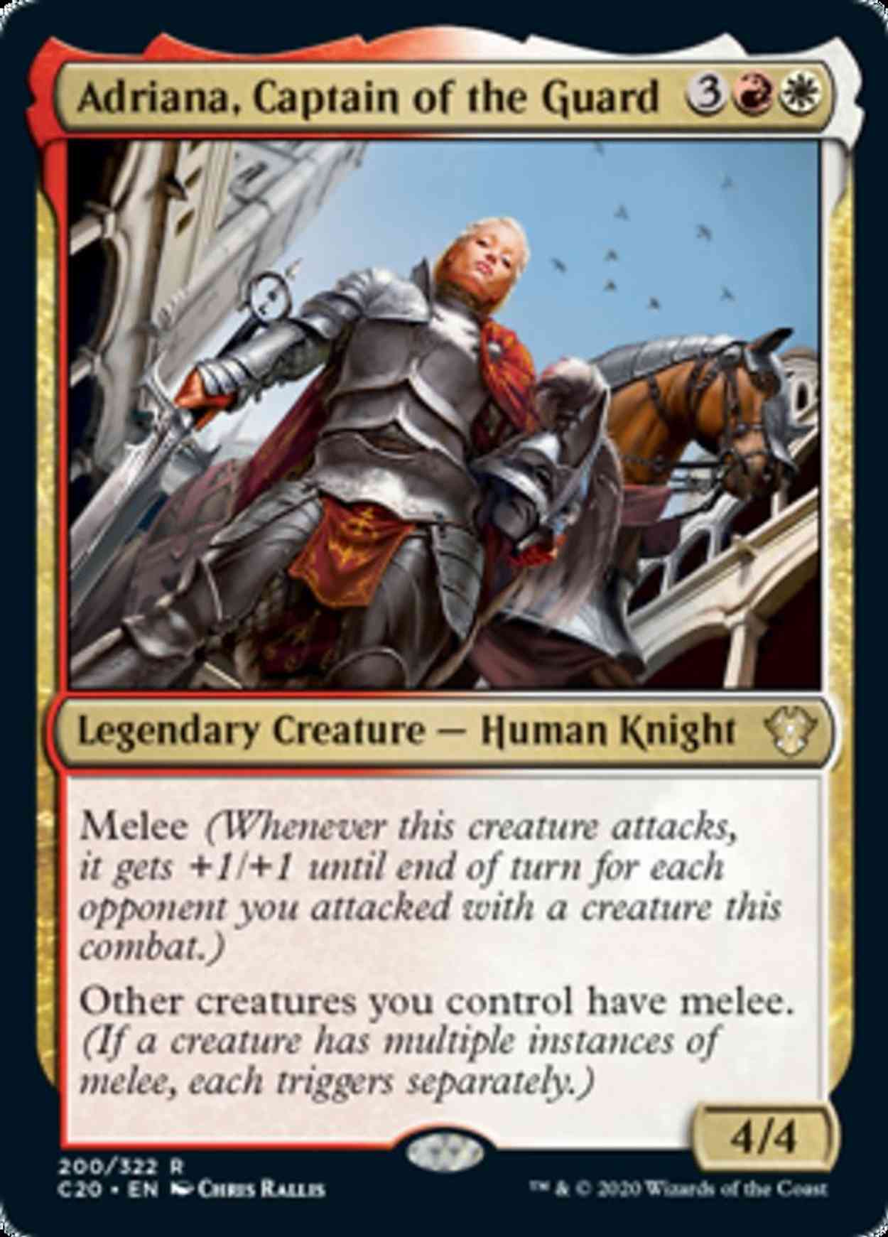 Adriana, Captain of the Guard magic card front