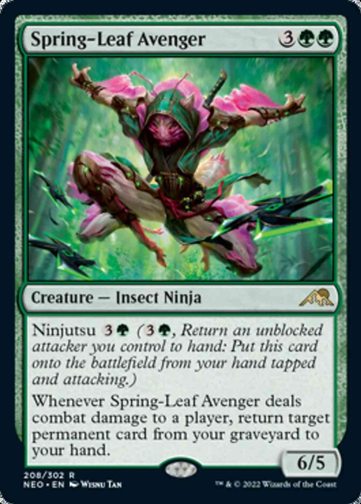 Spring-Leaf Avenger magic card front