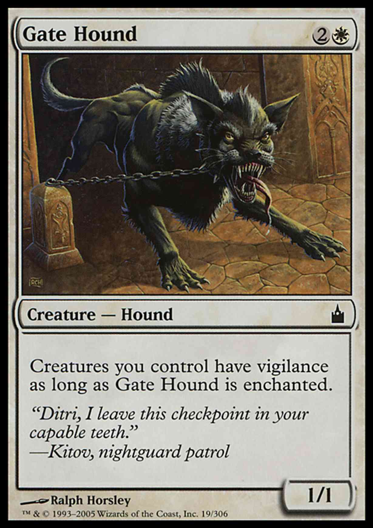 Gate Hound magic card front