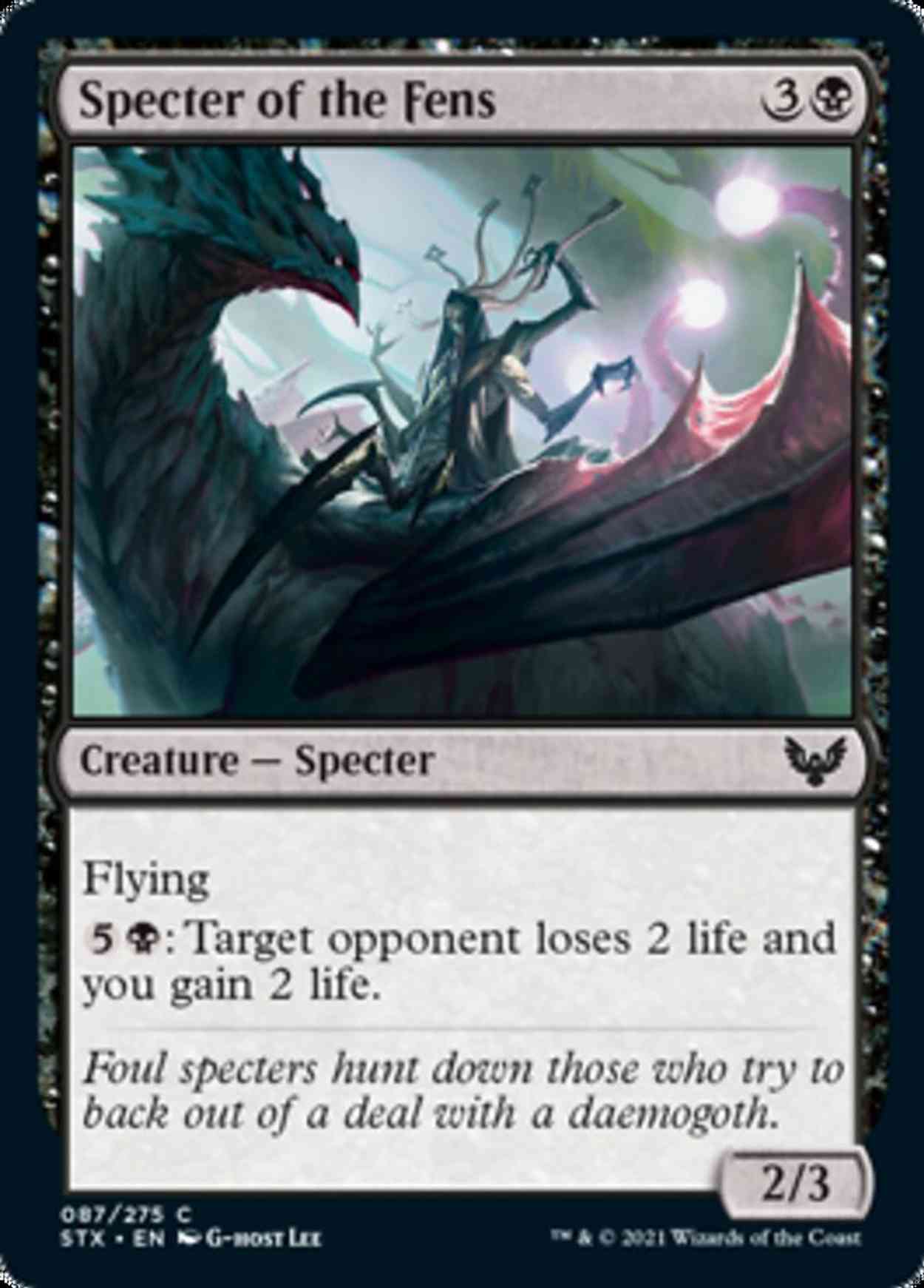 Specter of the Fens magic card front