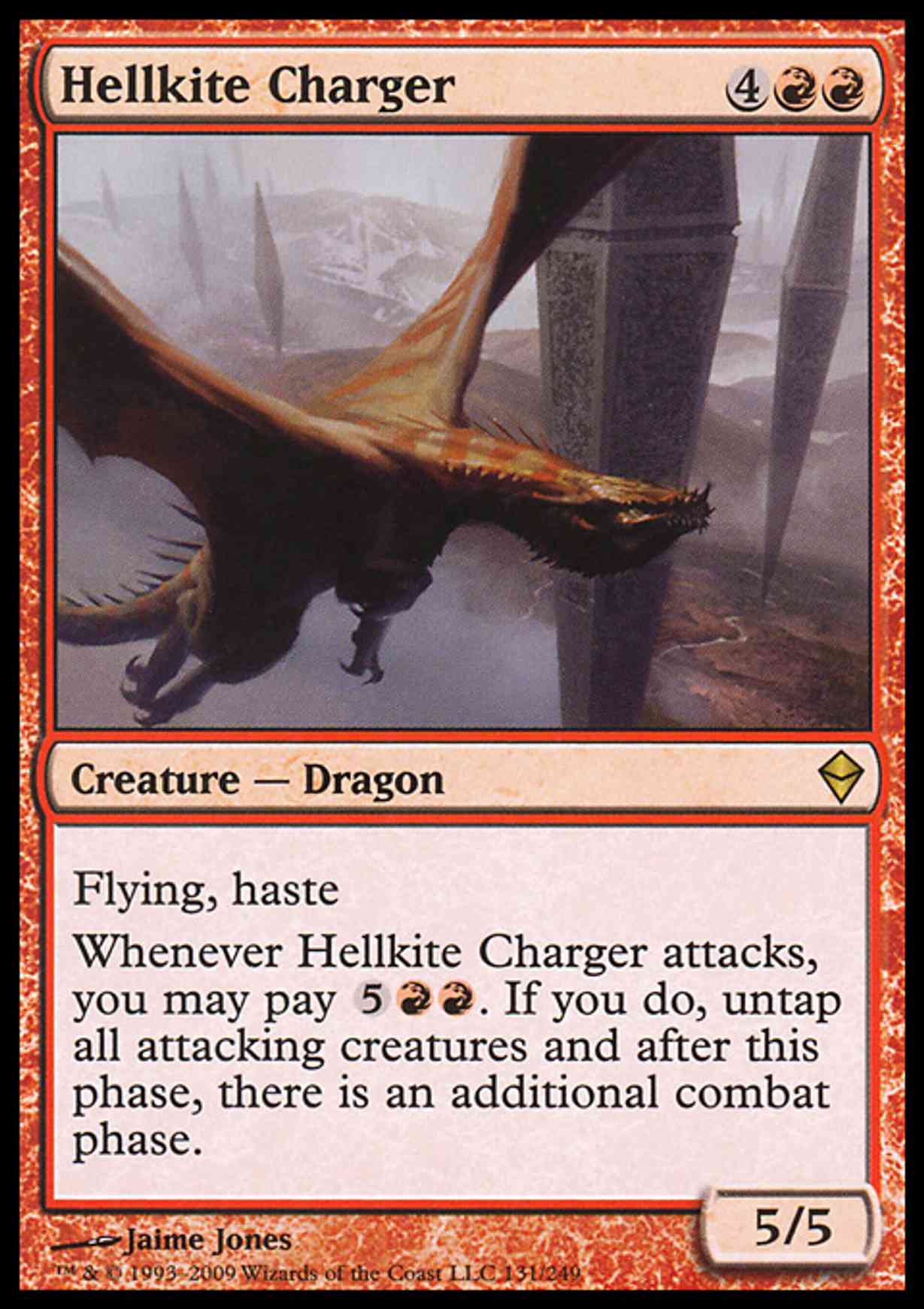 Hellkite Charger magic card front