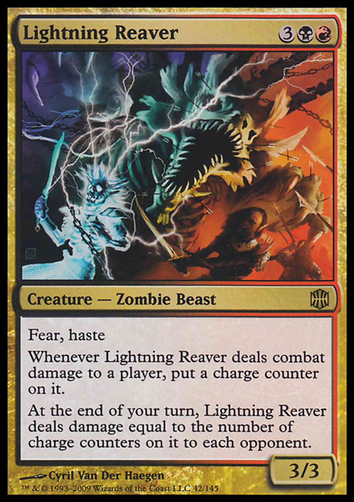 Lightning Reaver magic card front