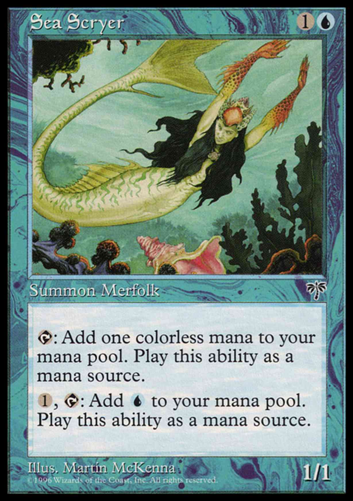 Sea Scryer magic card front