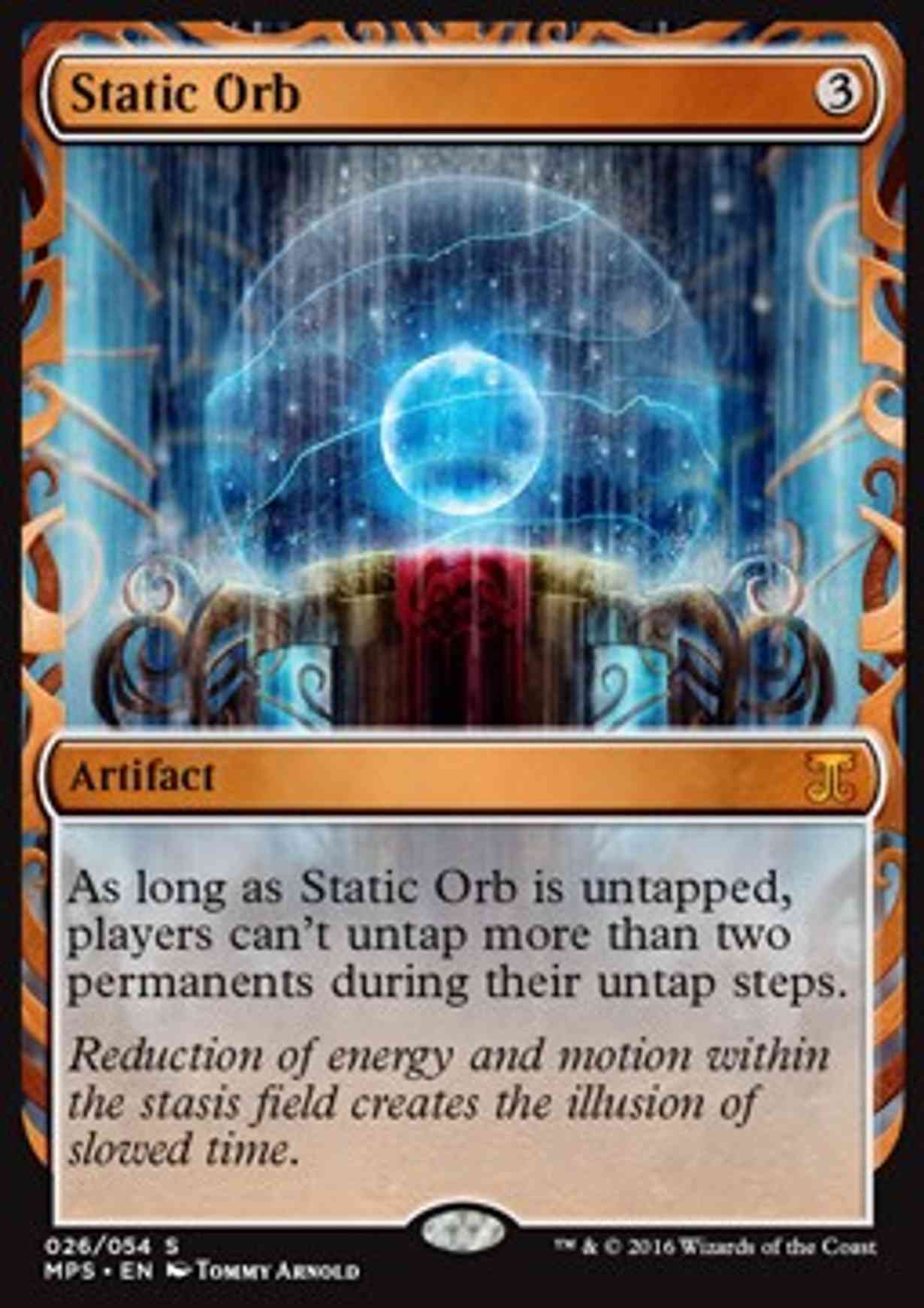 Static Orb magic card front