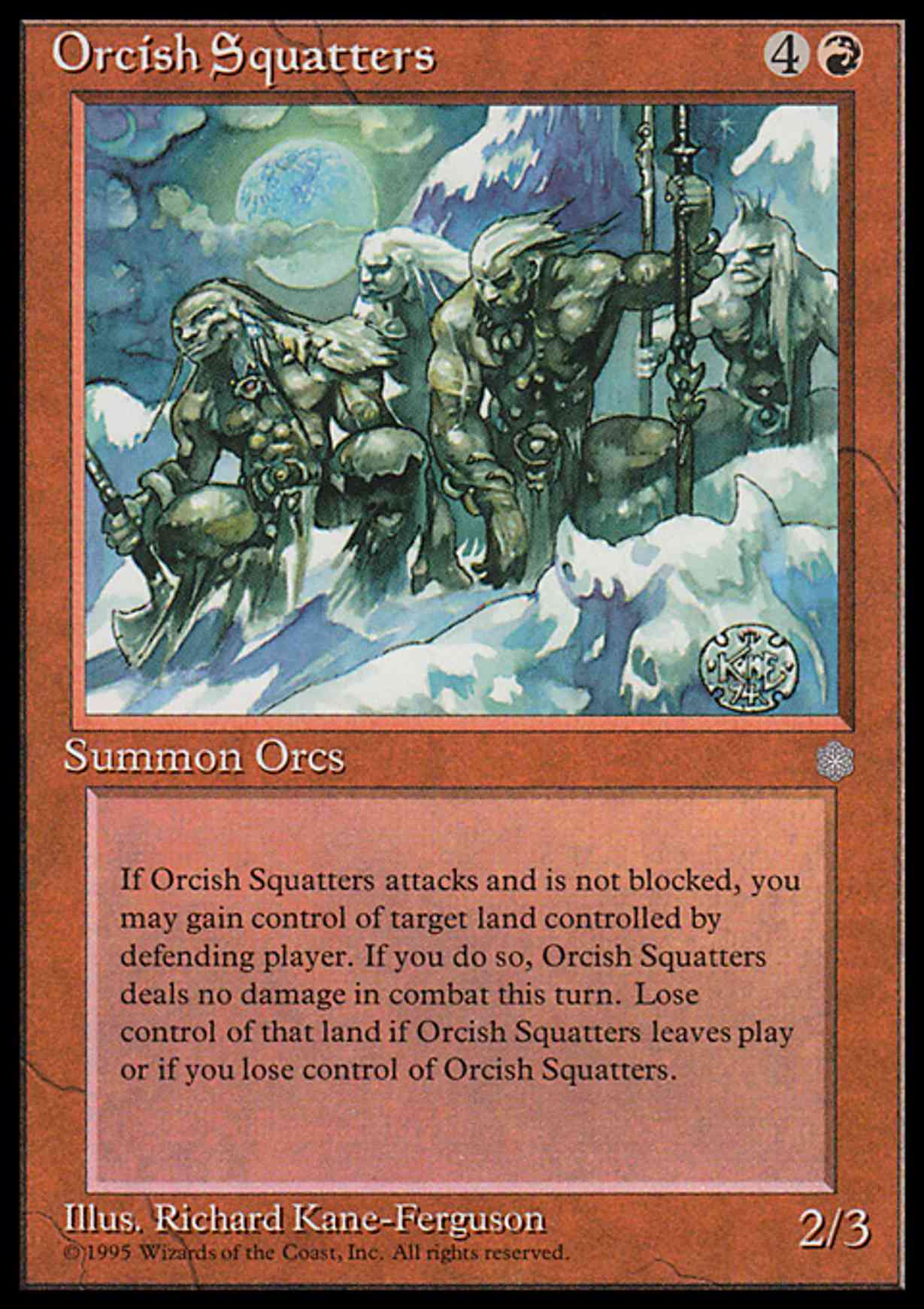 Orcish Squatters magic card front