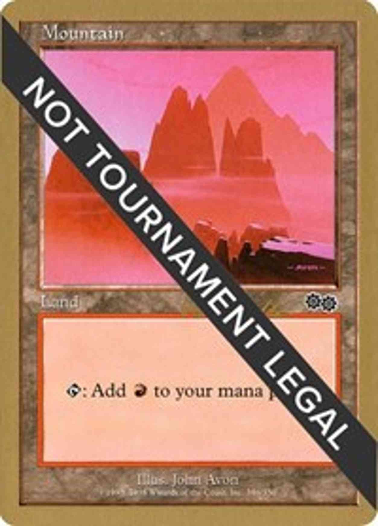 Mountain (346) - 1999 Kai Budde (USG) magic card front