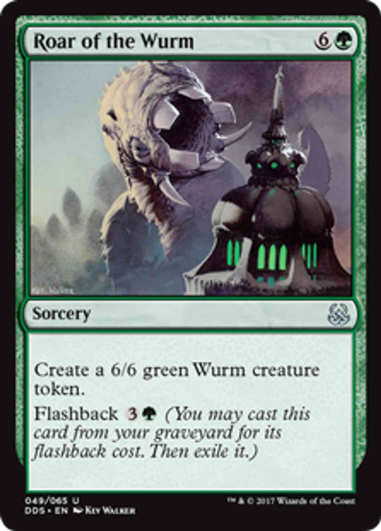 Roar of the Wurm magic card front