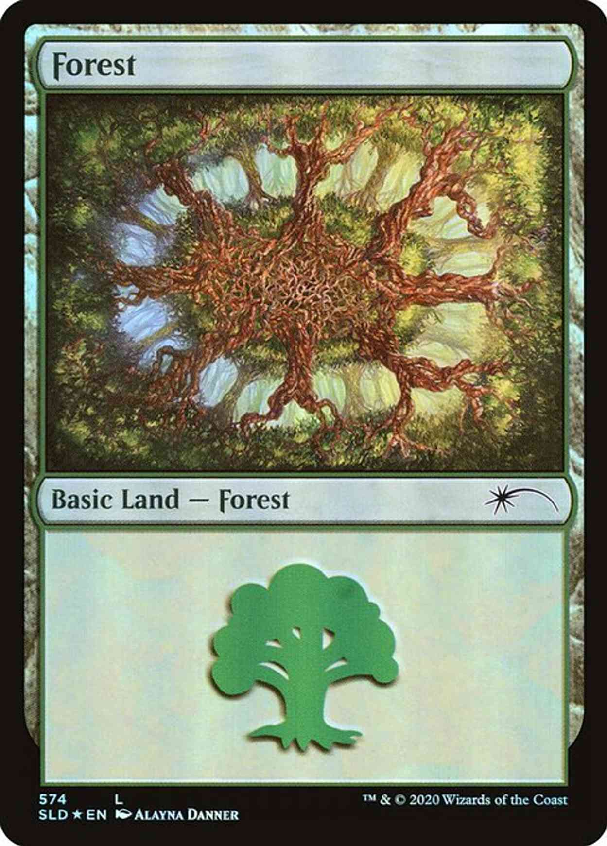 Forest (574) magic card front