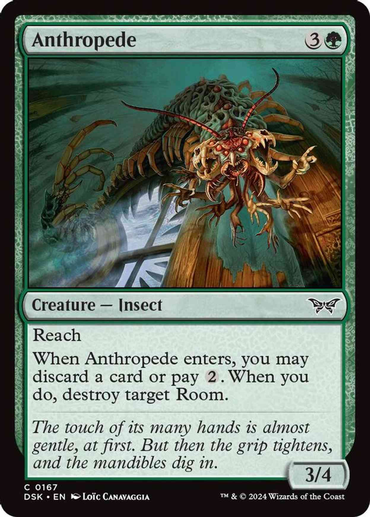 Anthropede magic card front