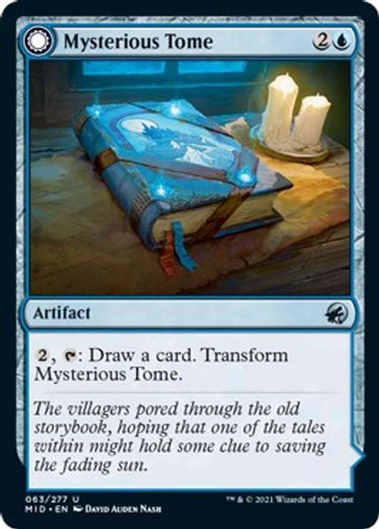 Mysterious Tome magic card front
