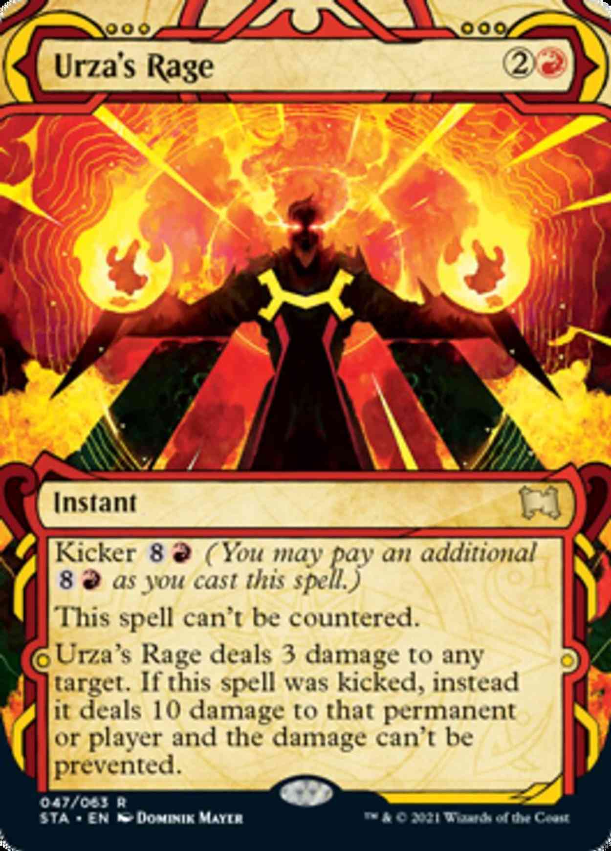 Urza's Rage magic card front