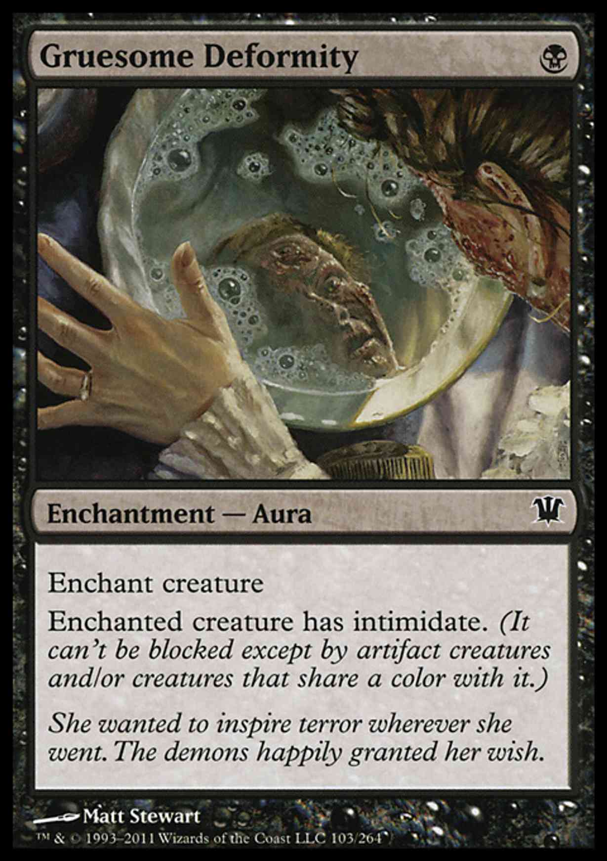 Gruesome Deformity magic card front