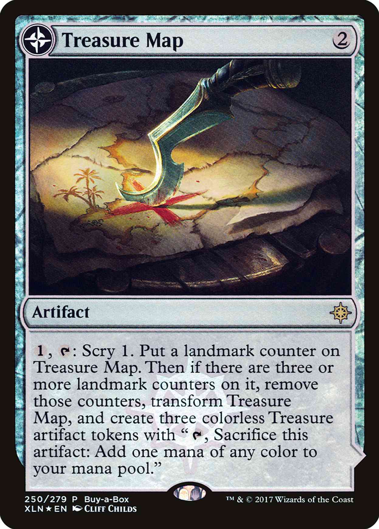 Treasure Map magic card front