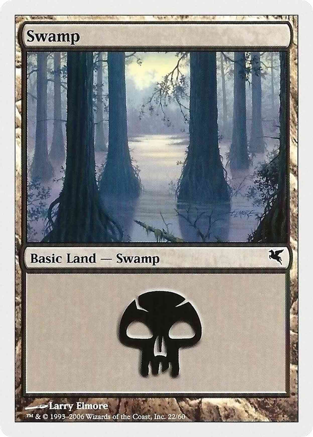 Swamp (22) magic card front