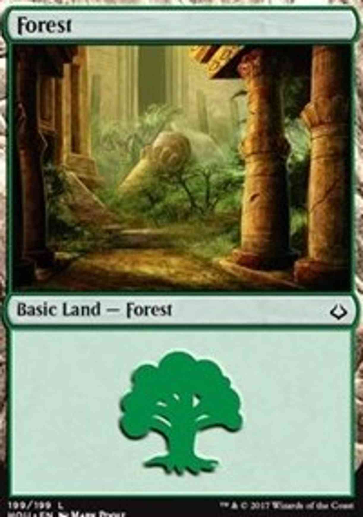 Forest (199) magic card front