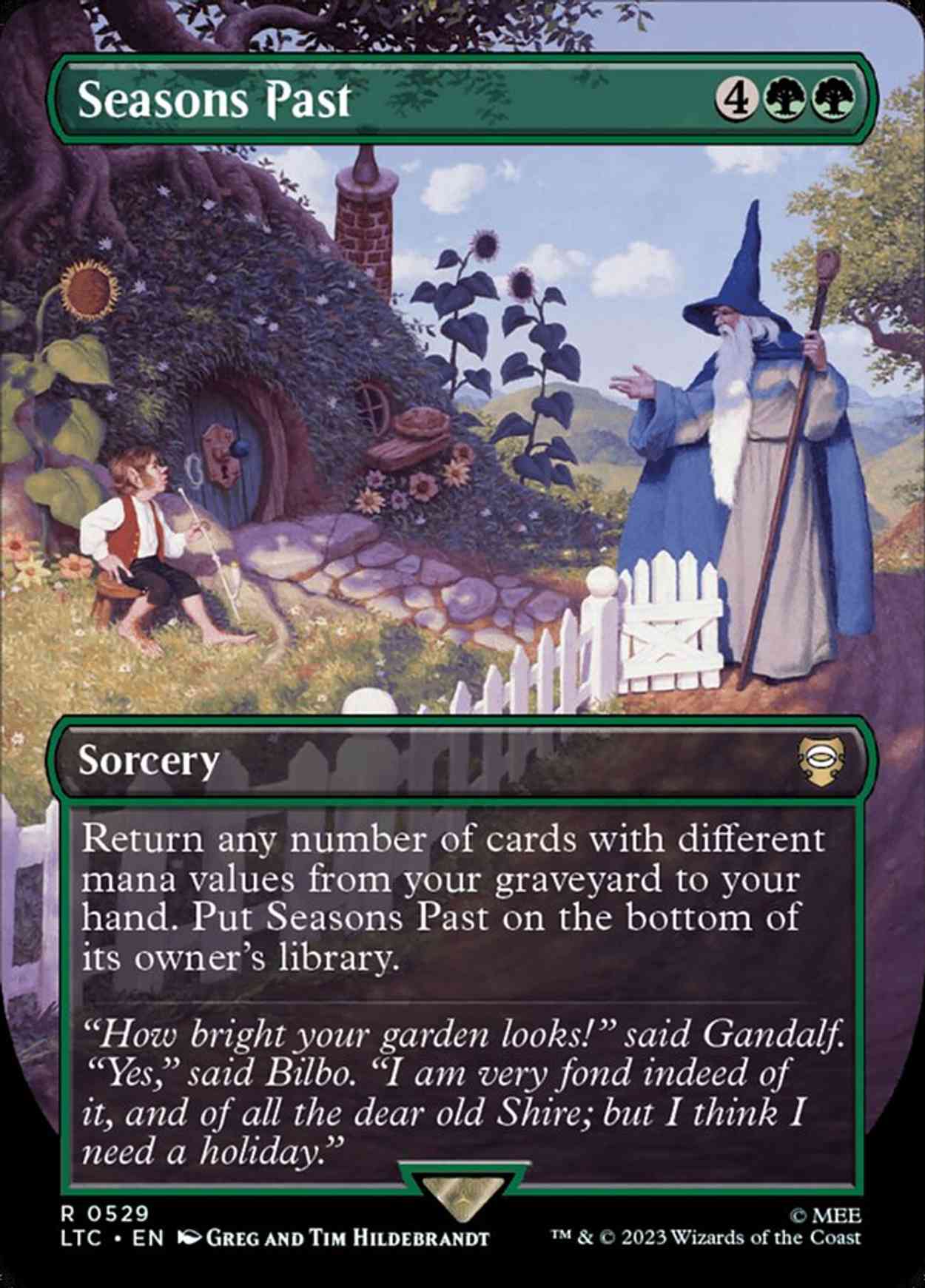 Seasons Past (Borderless) magic card front