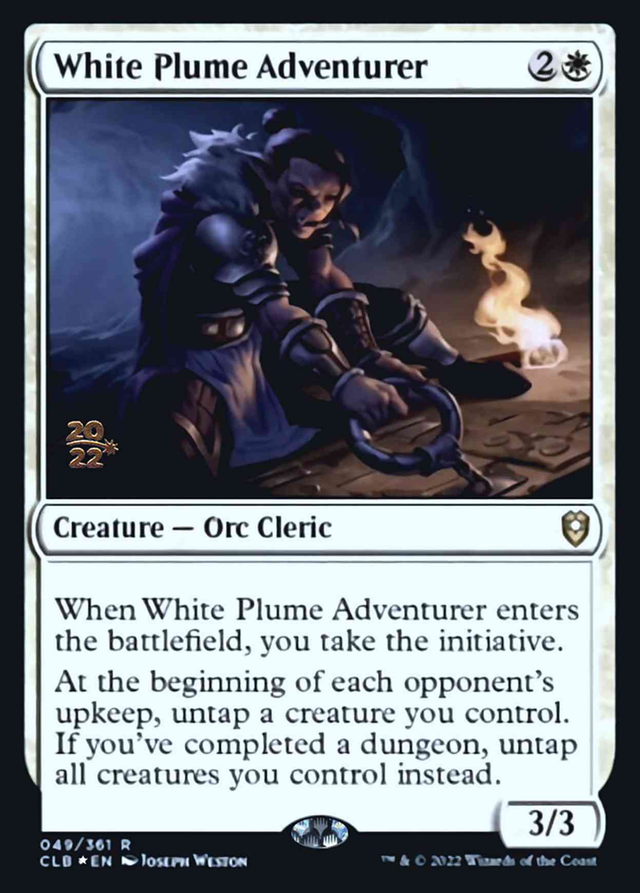 White Plume Adventurer magic card front