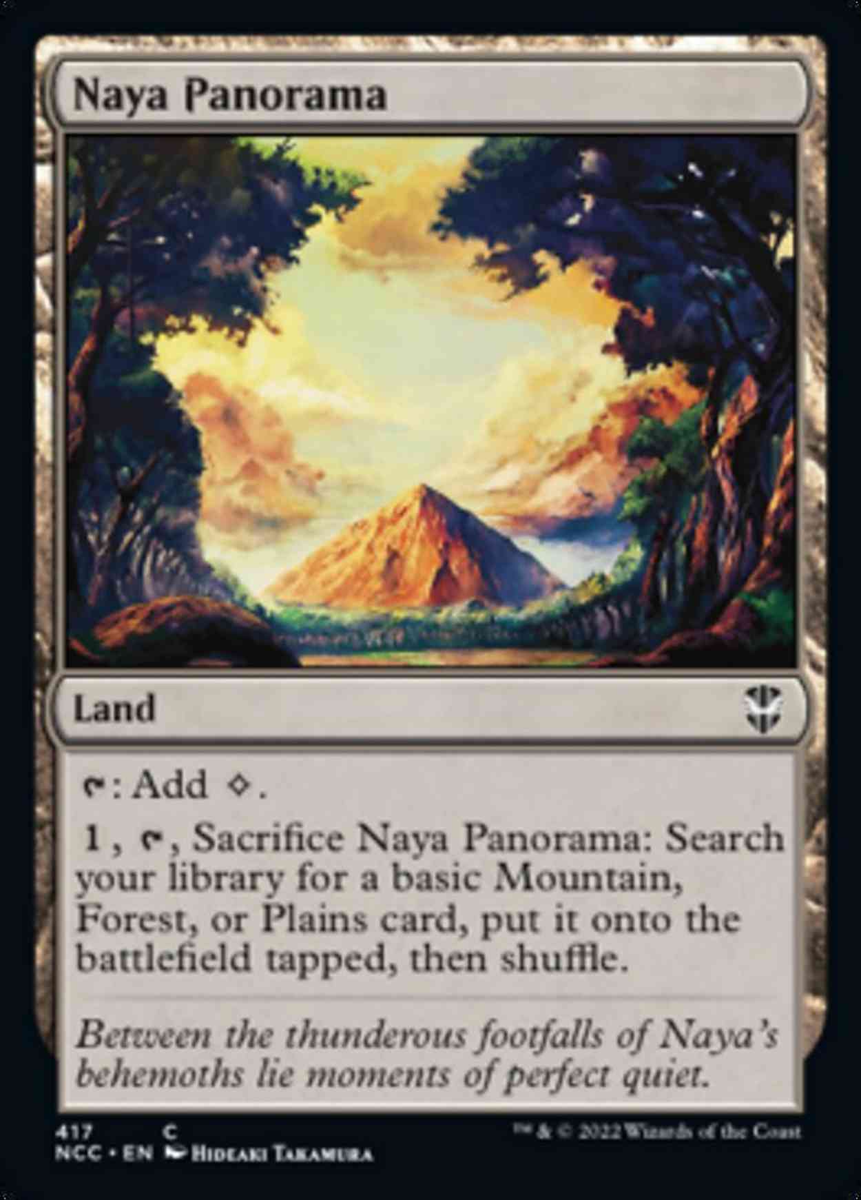 Naya Panorama magic card front