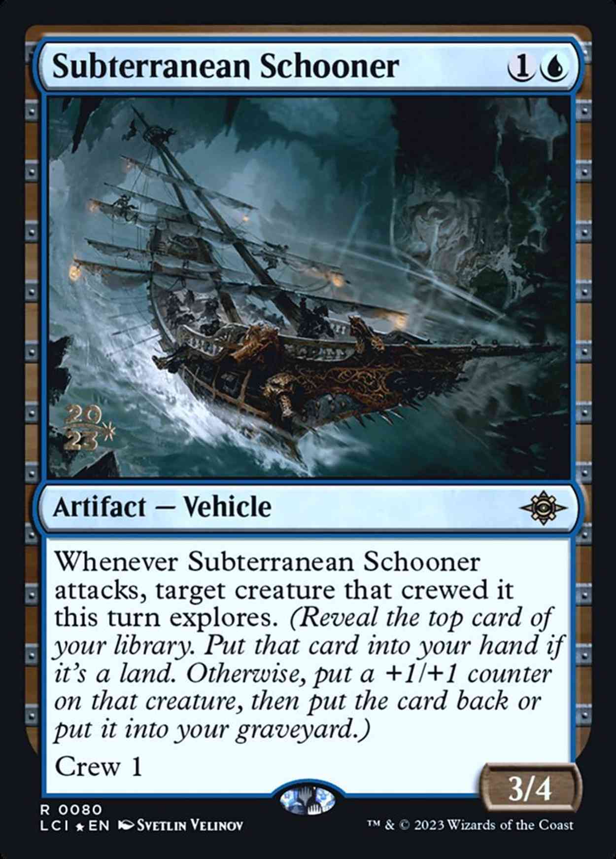 Subterranean Schooner magic card front