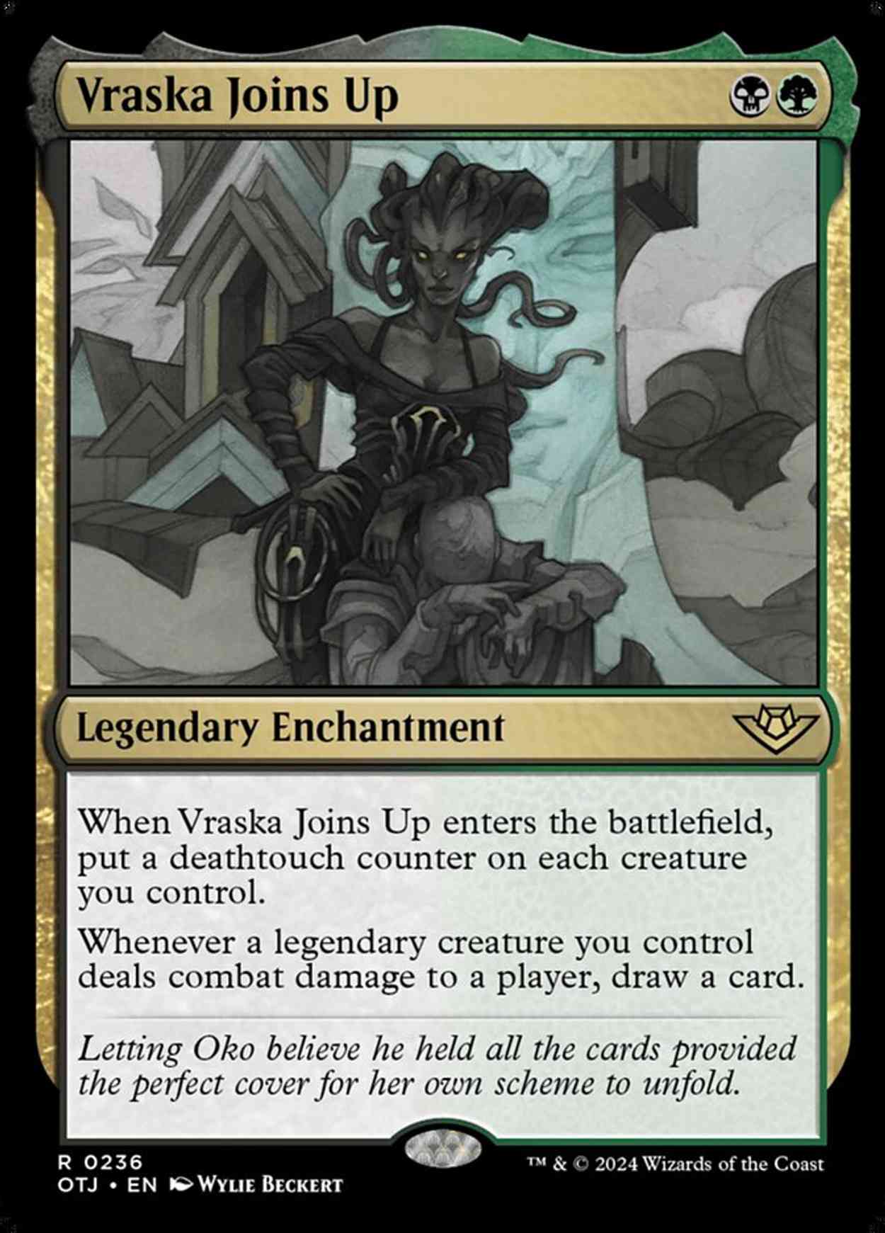 Vraska Joins Up magic card front