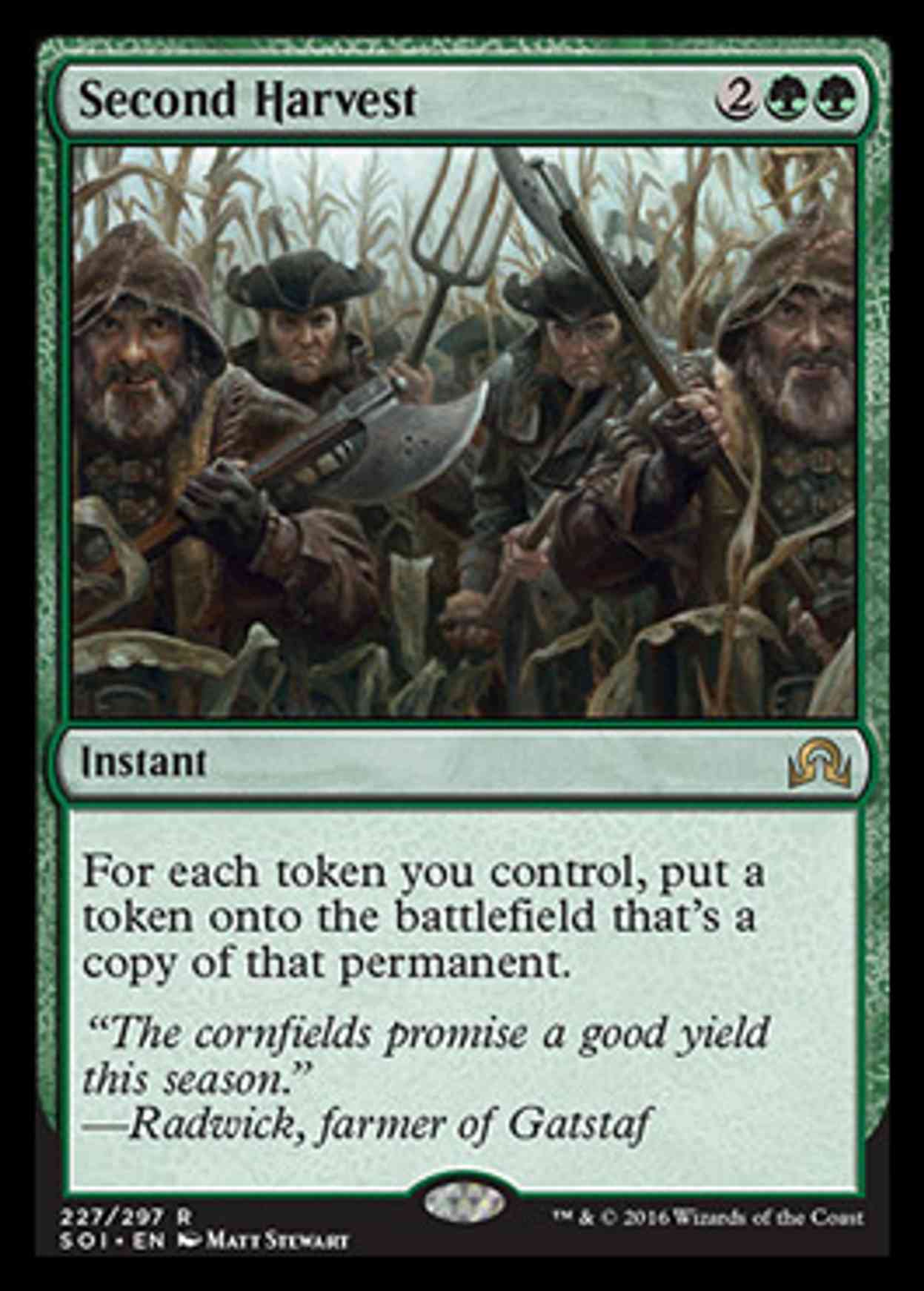 Second Harvest magic card front