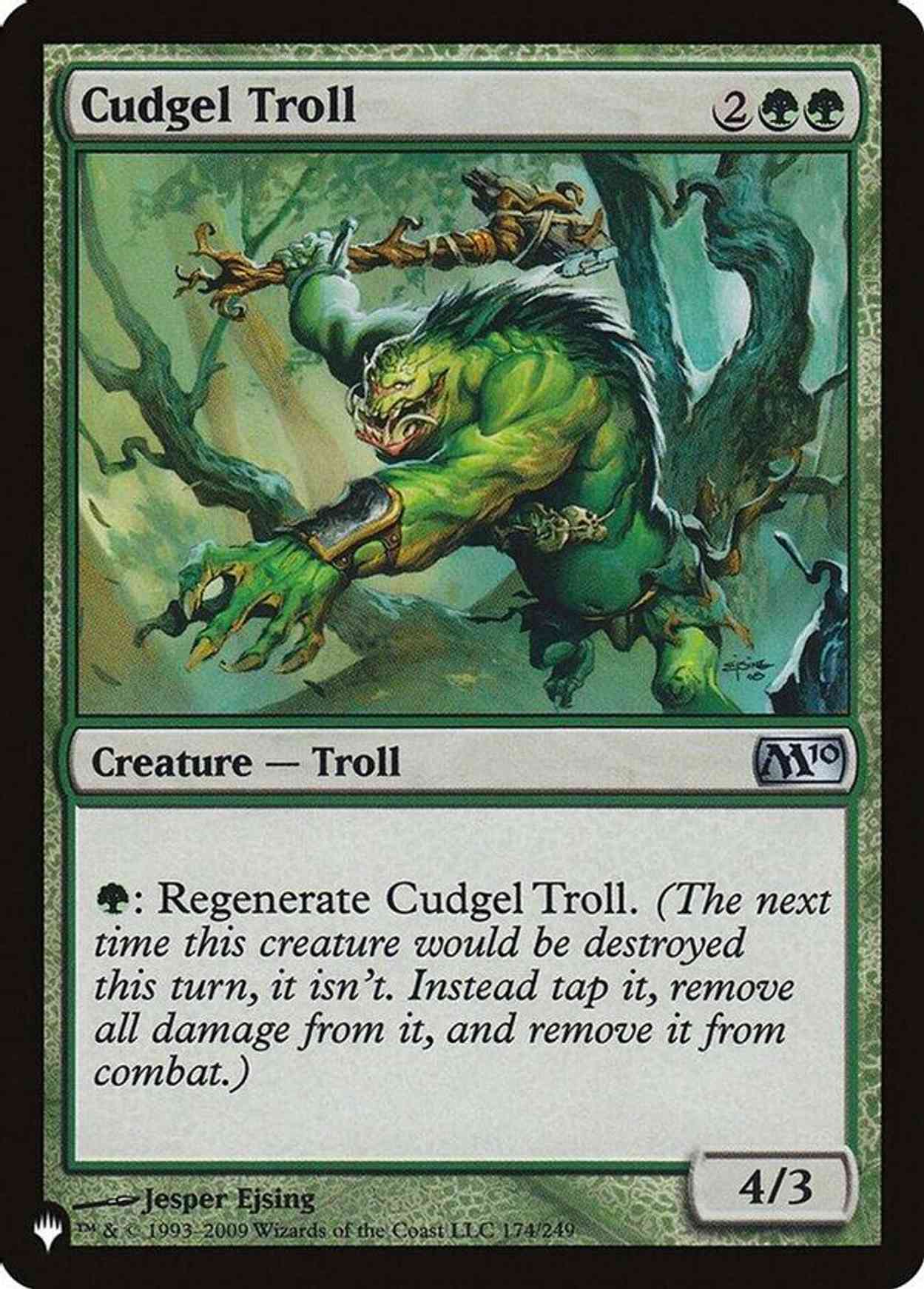 Cudgel Troll magic card front