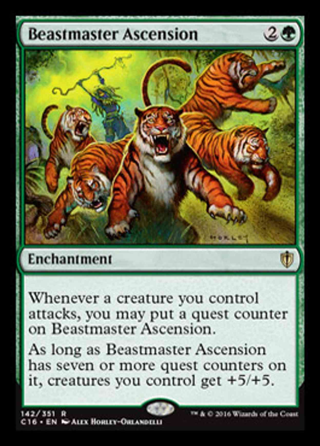 Beastmaster Ascension magic card front