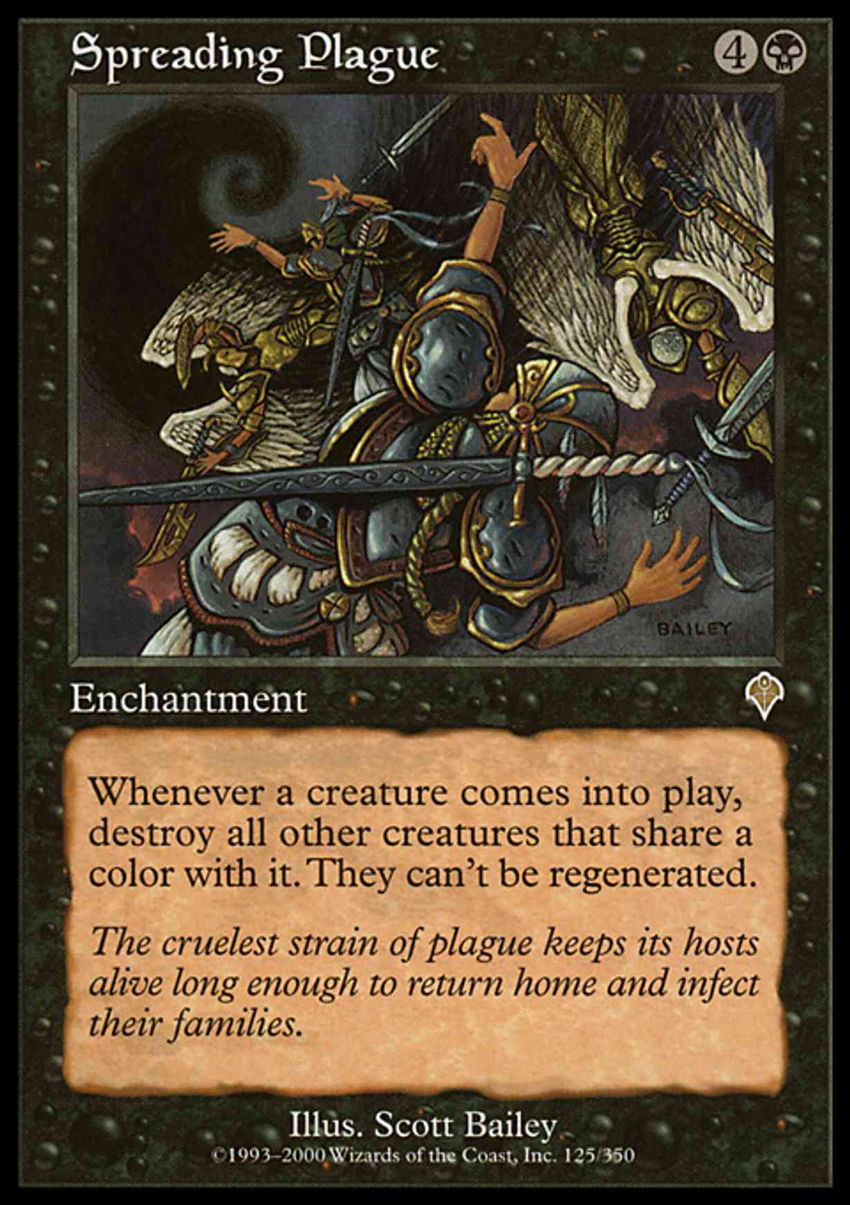 Spreading Plague magic card front