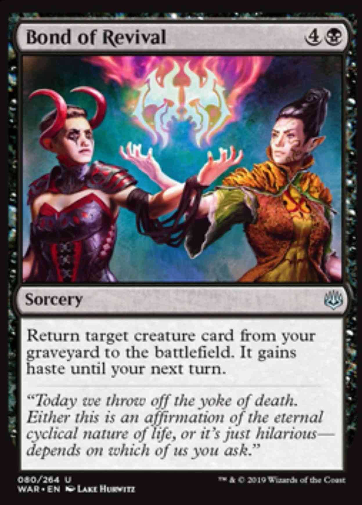 Bond of Revival magic card front