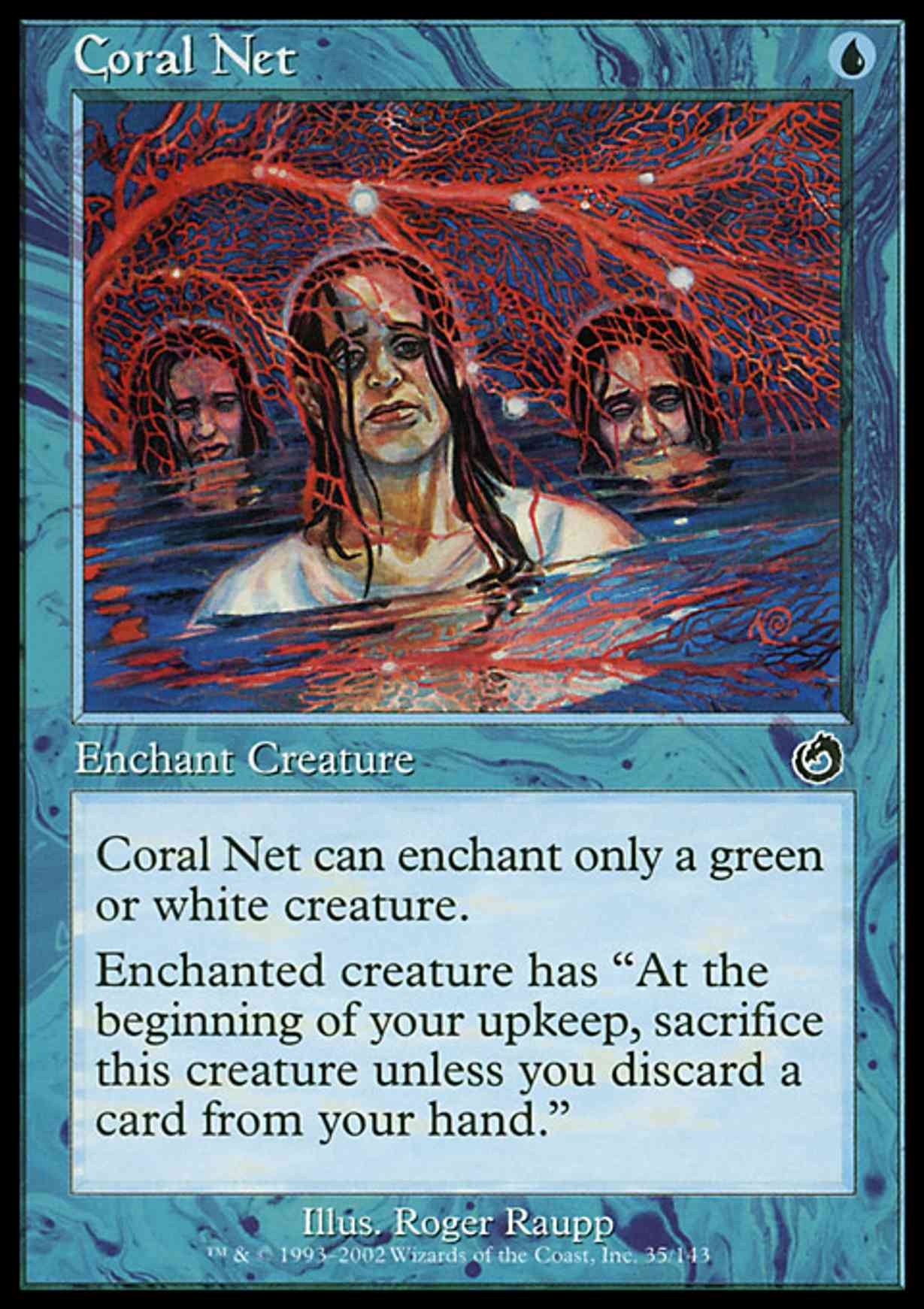 Coral Net magic card front