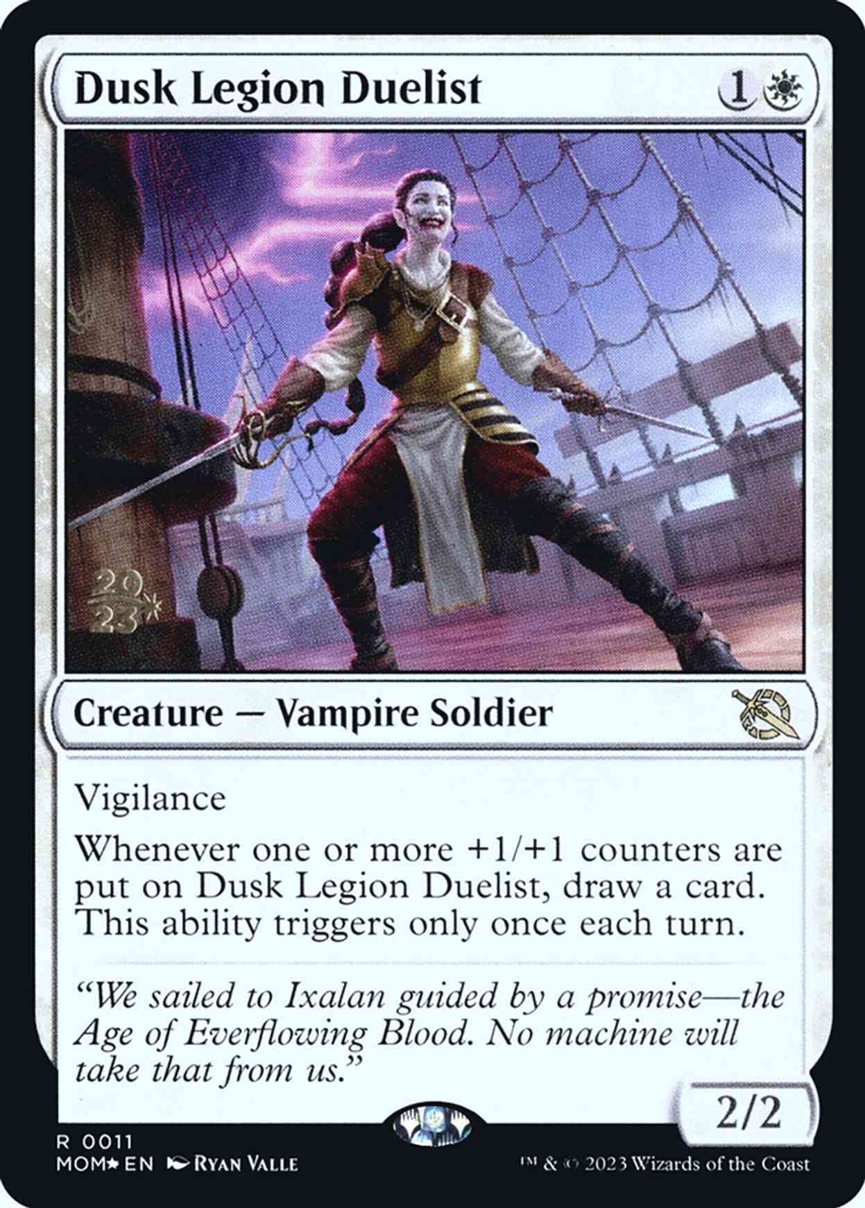 Dusk Legion Duelist magic card front