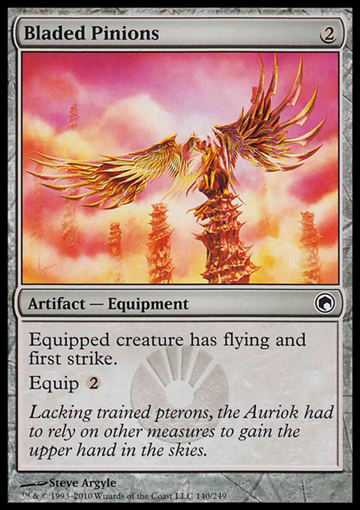 Bladed Pinions magic card front