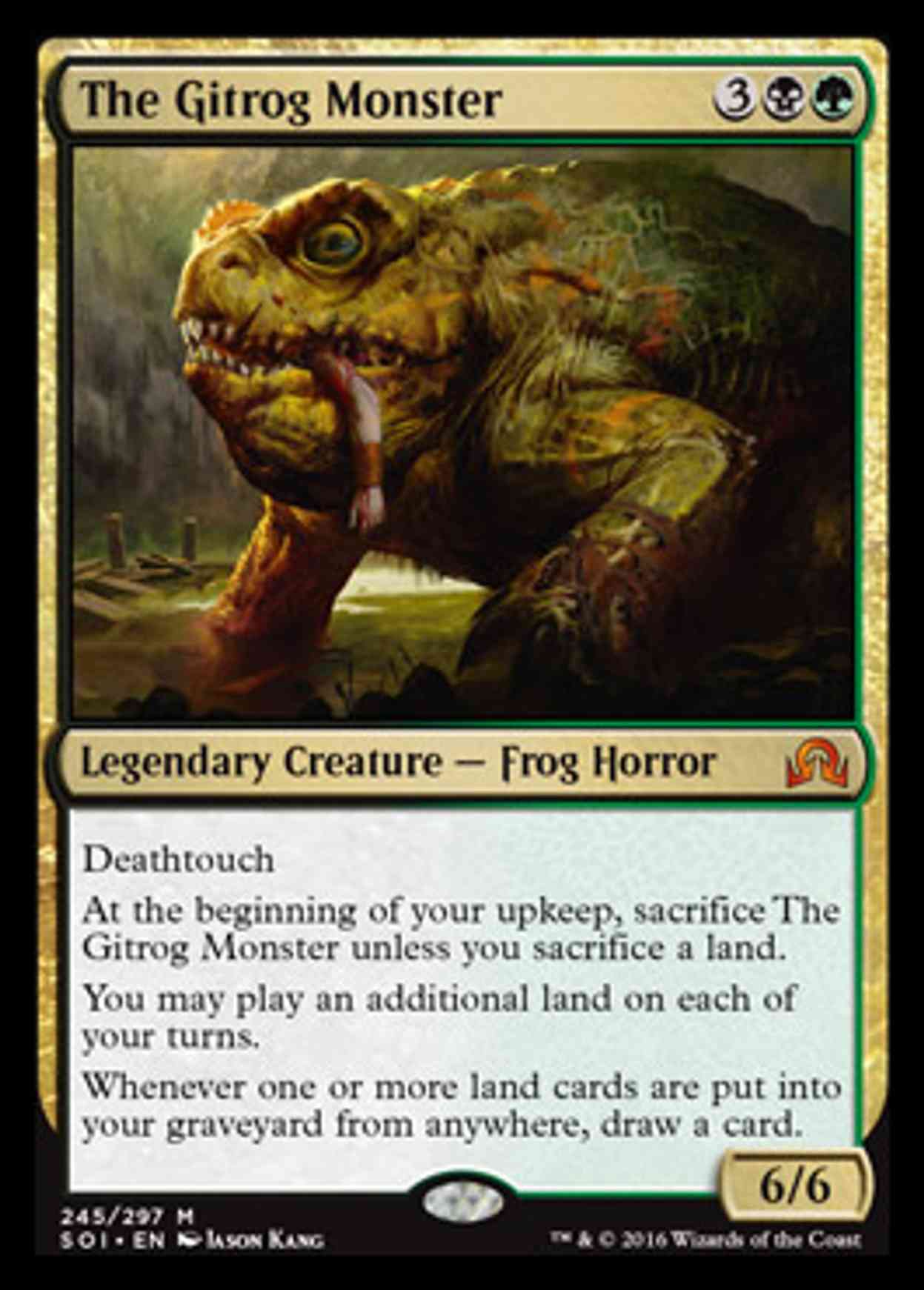 The Gitrog Monster magic card front