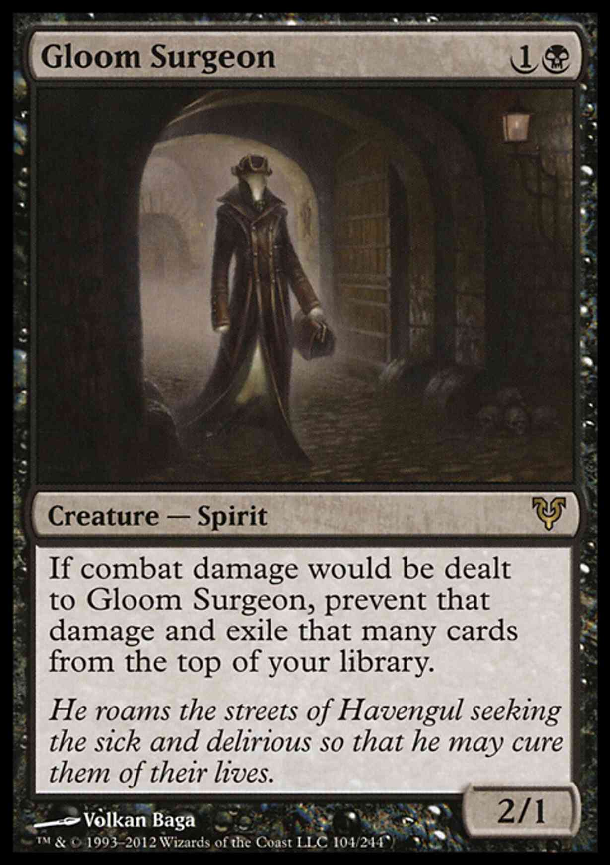 Gloom Surgeon magic card front