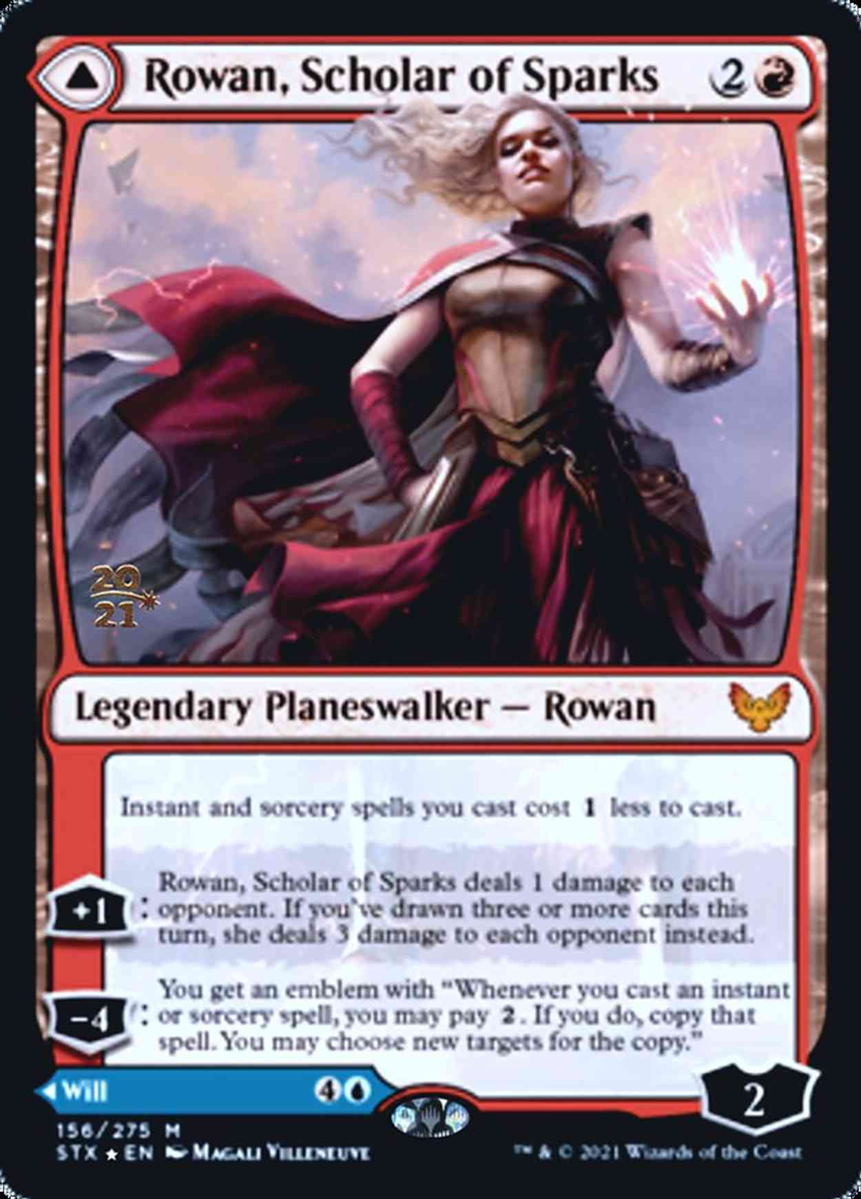 Rowan, Scholar of Sparks magic card front