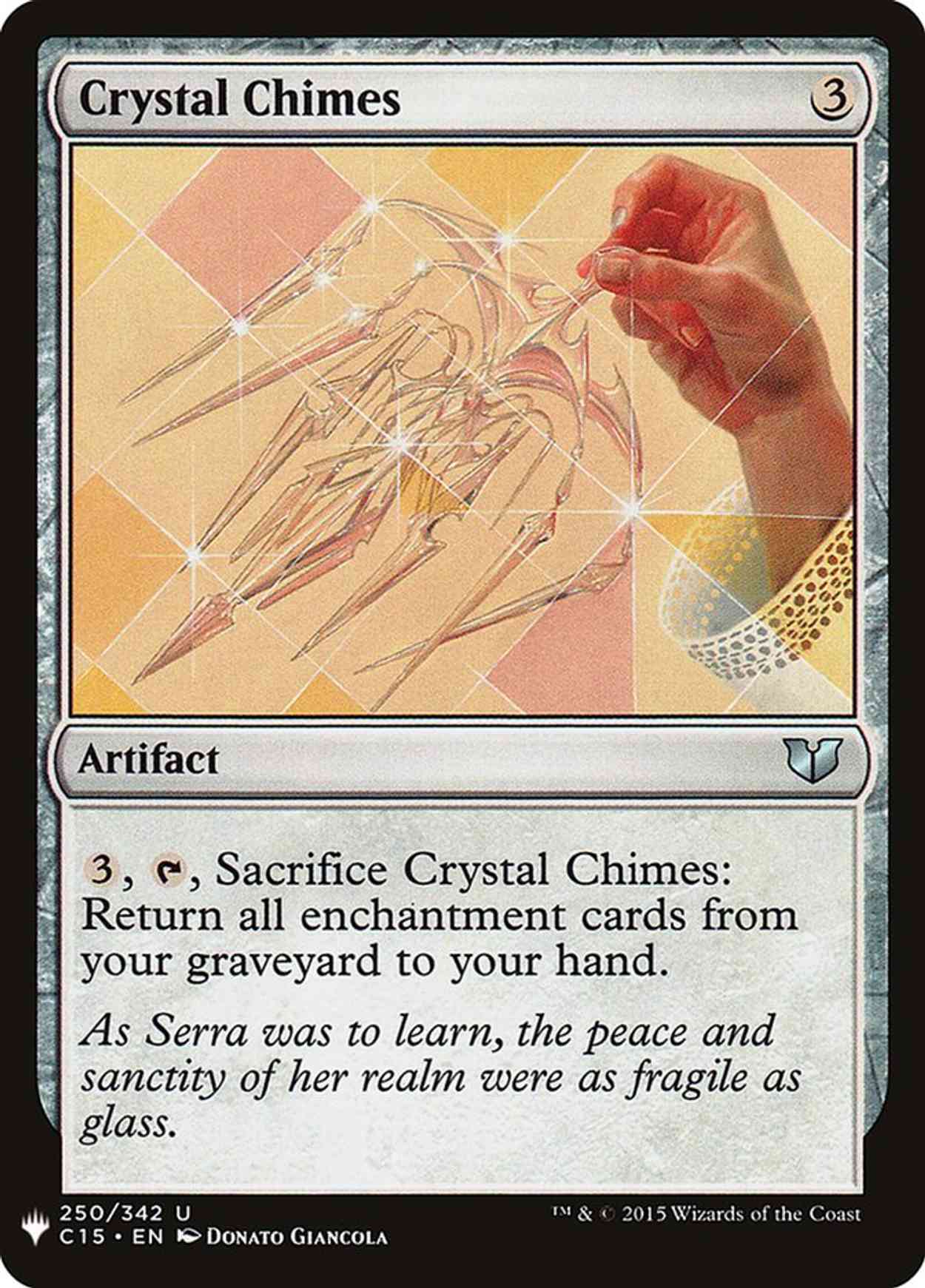 Crystal Chimes magic card front
