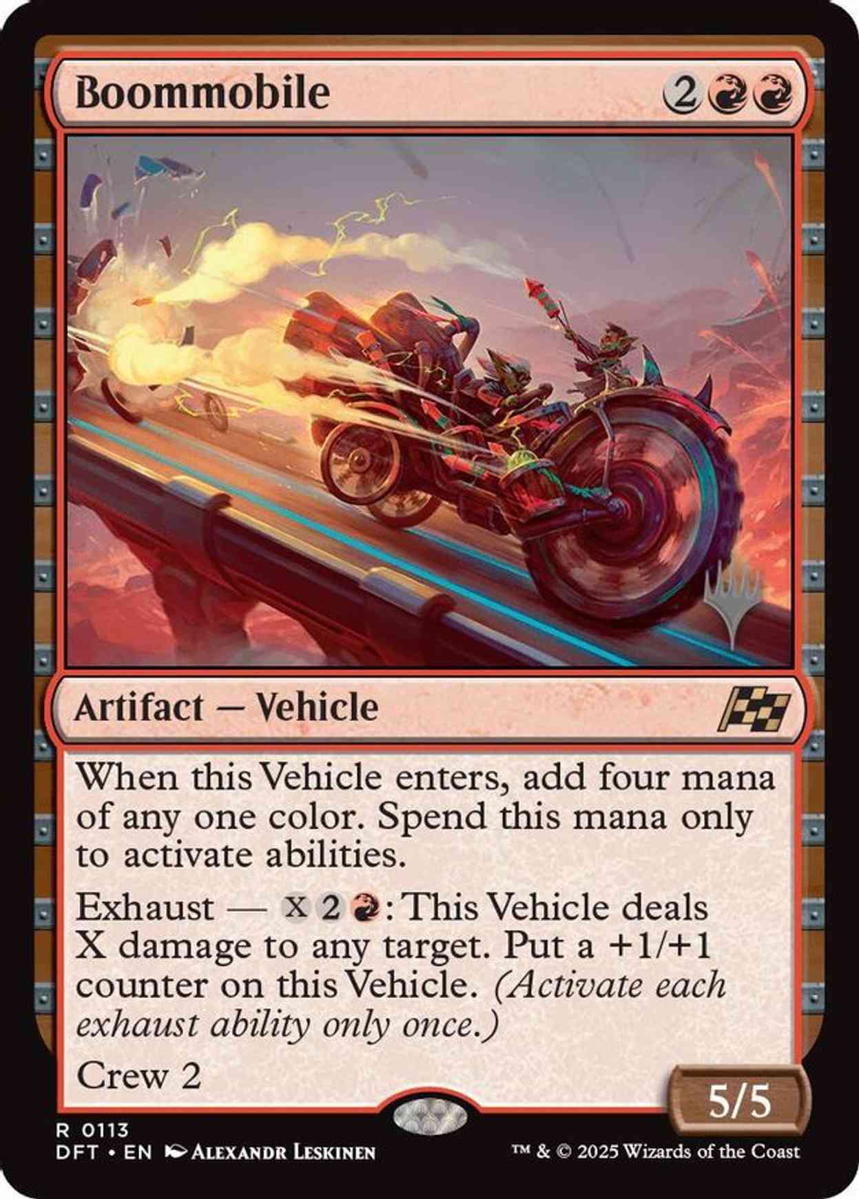Boommobile magic card front