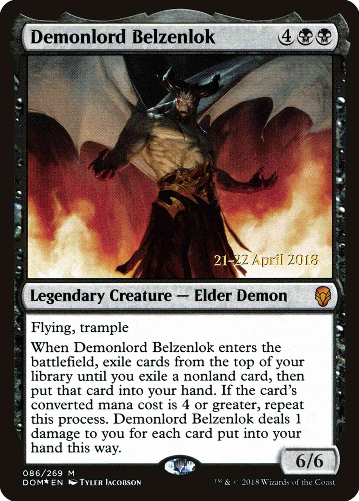 Demonlord Belzenlok magic card front