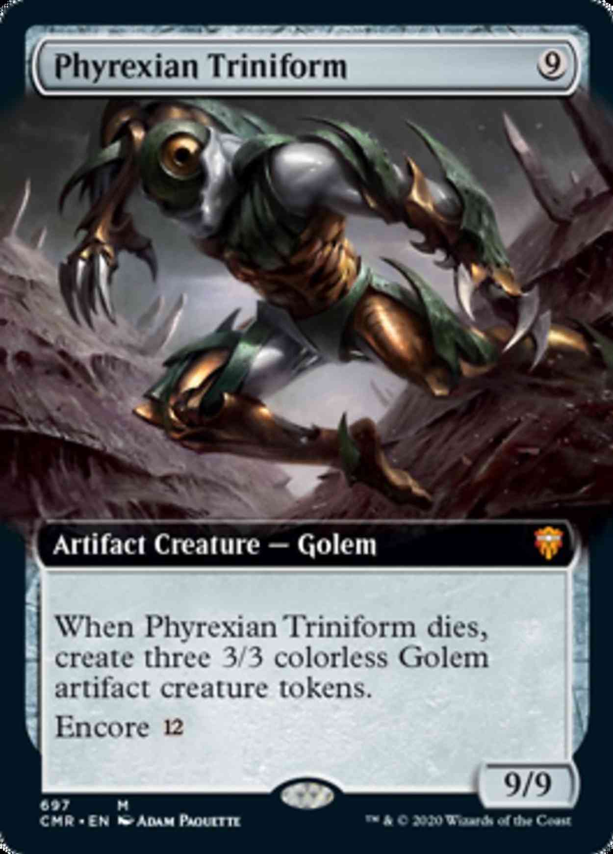 Phyrexian Triniform (Extended Art) magic card front