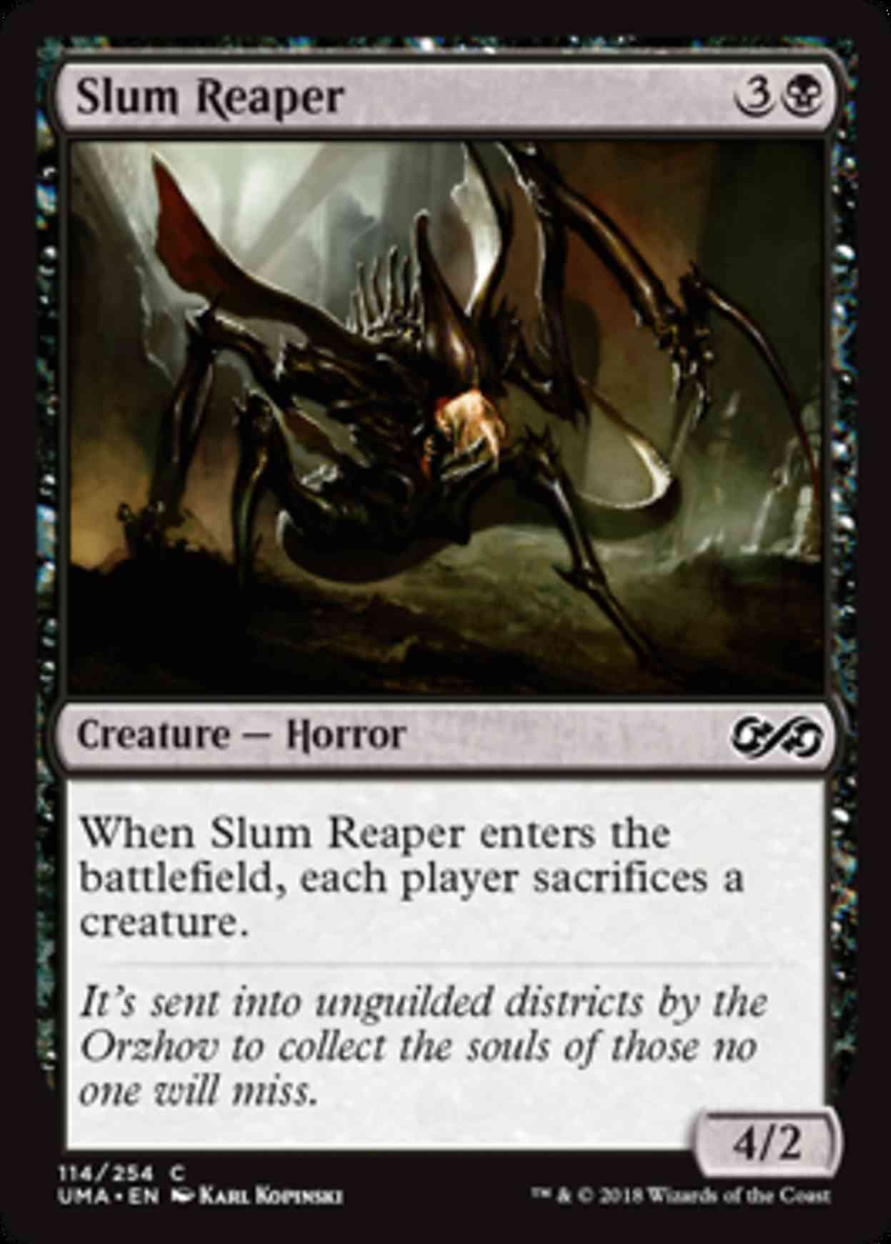 Slum Reaper magic card front