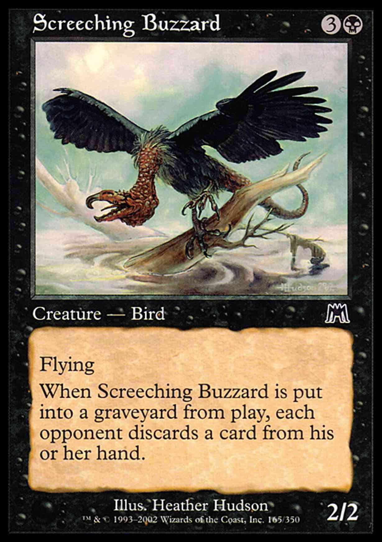 Screeching Buzzard magic card front
