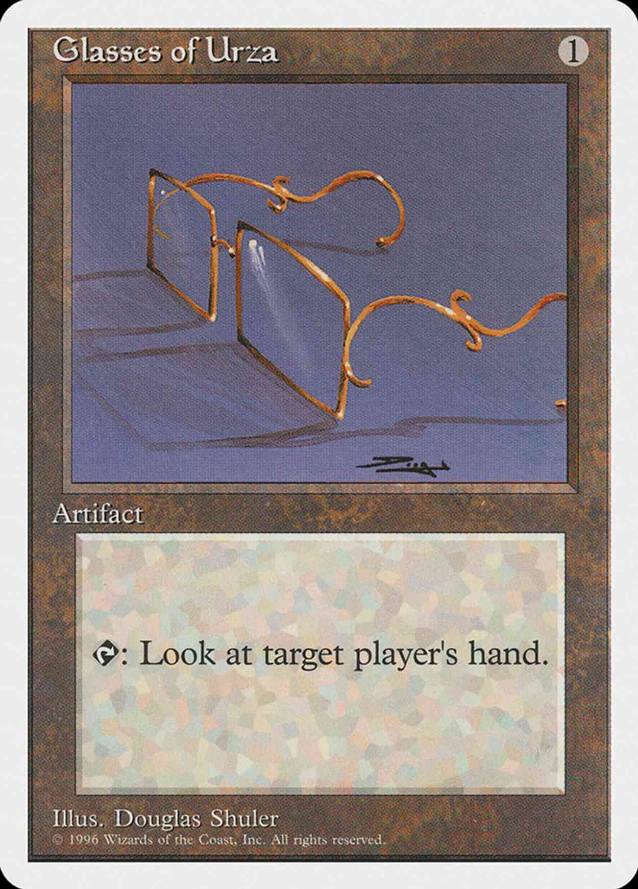 Glasses of Urza magic card front