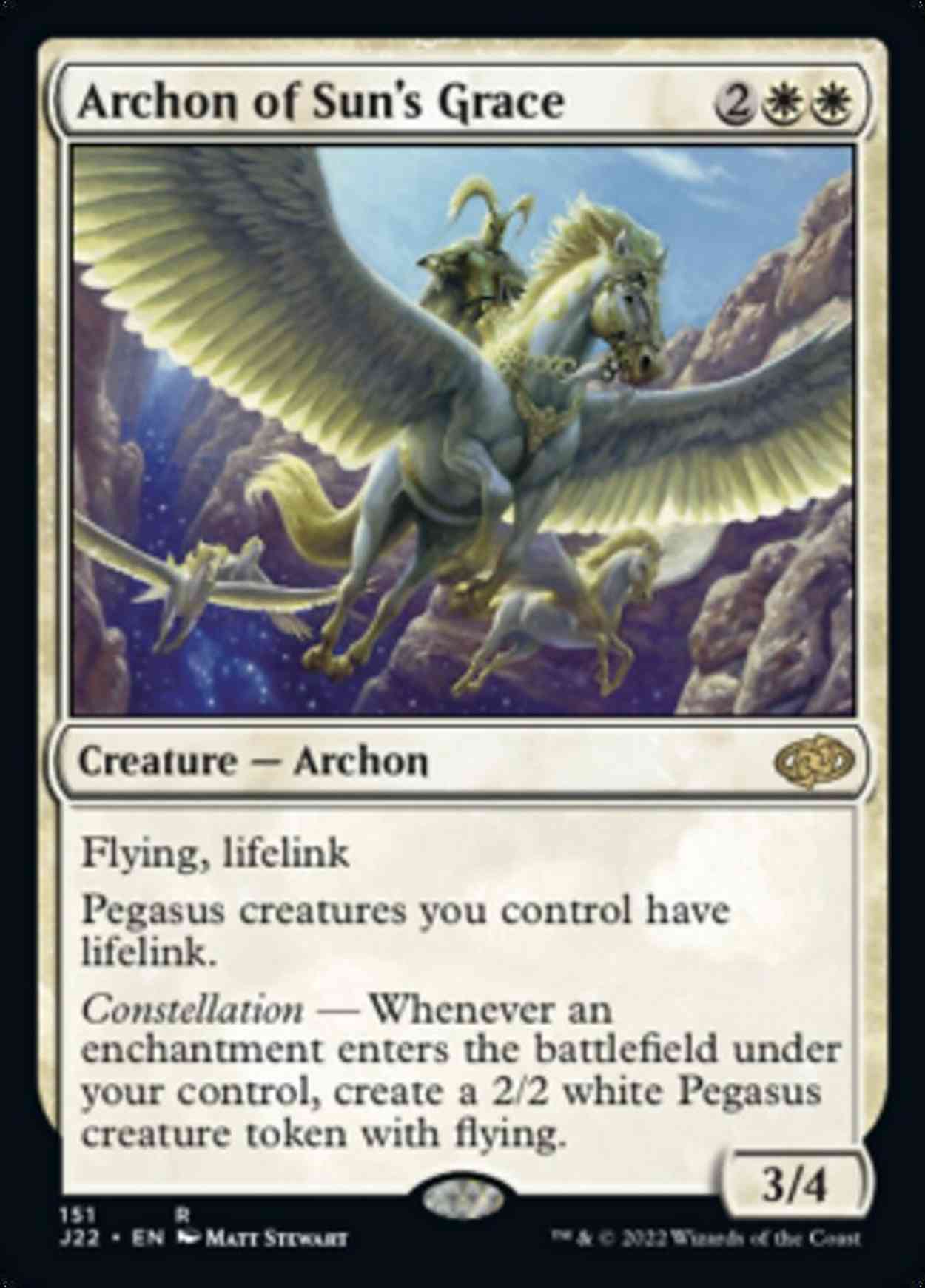 Archon of Sun's Grace magic card front