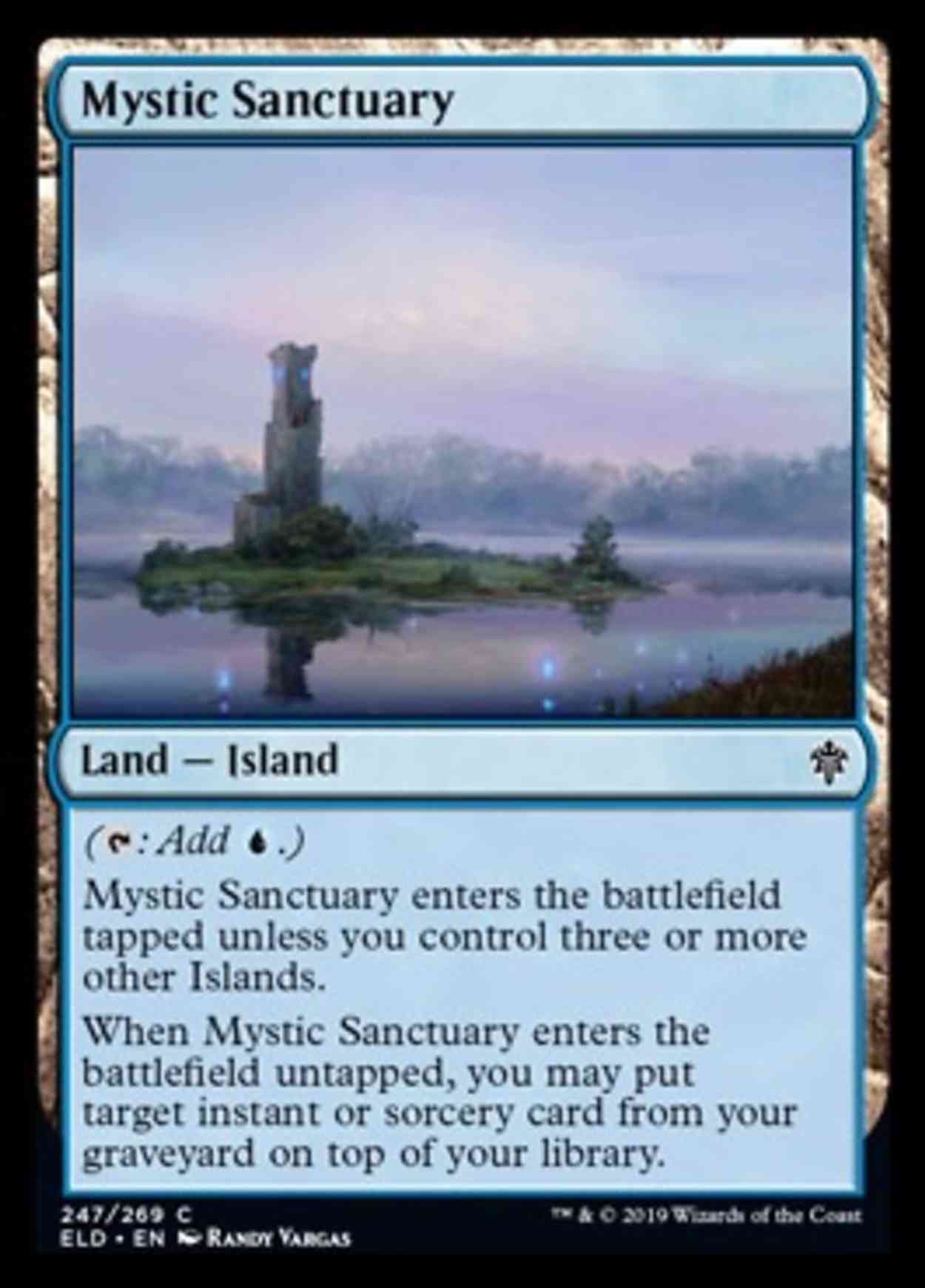 Mystic Sanctuary magic card front