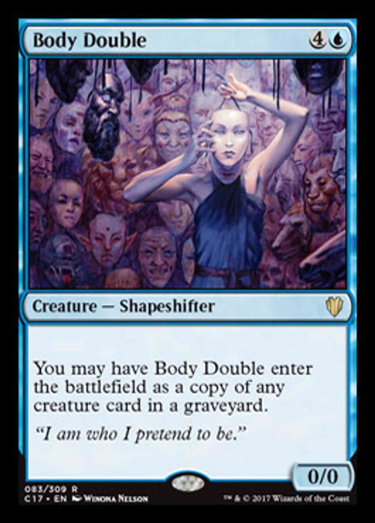 Body Double magic card front