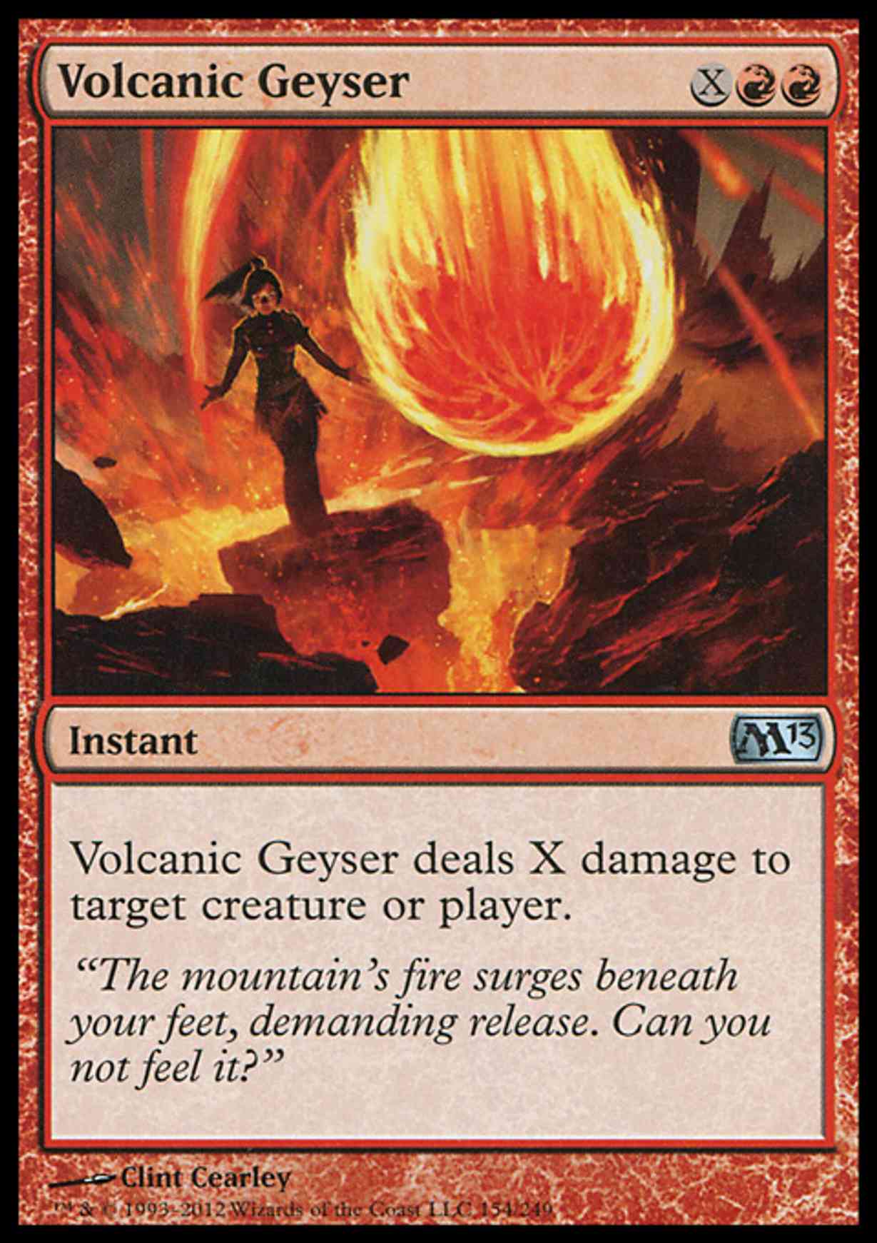 Volcanic Geyser magic card front