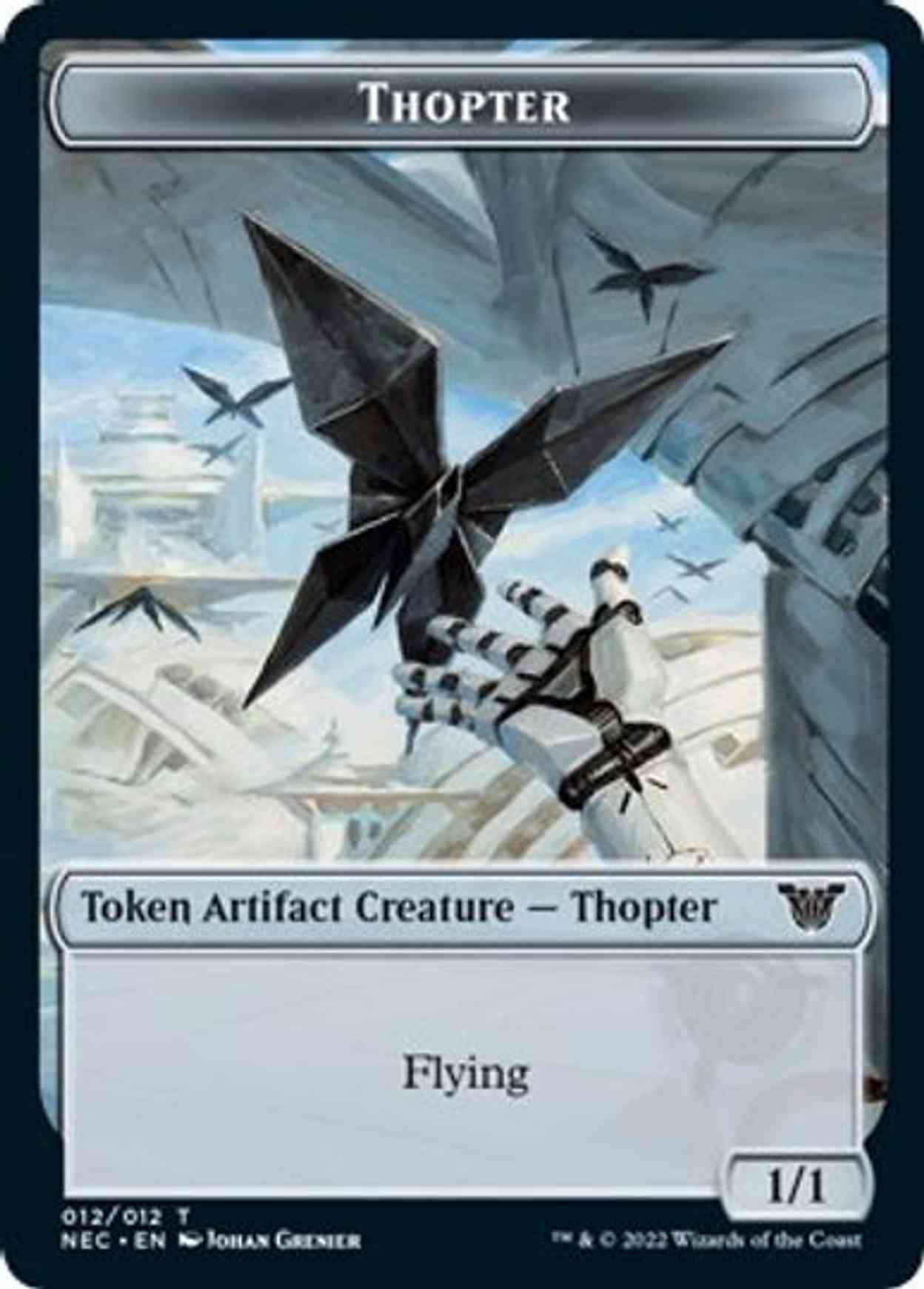 Thopter // Spirit Double Sided Token magic card front