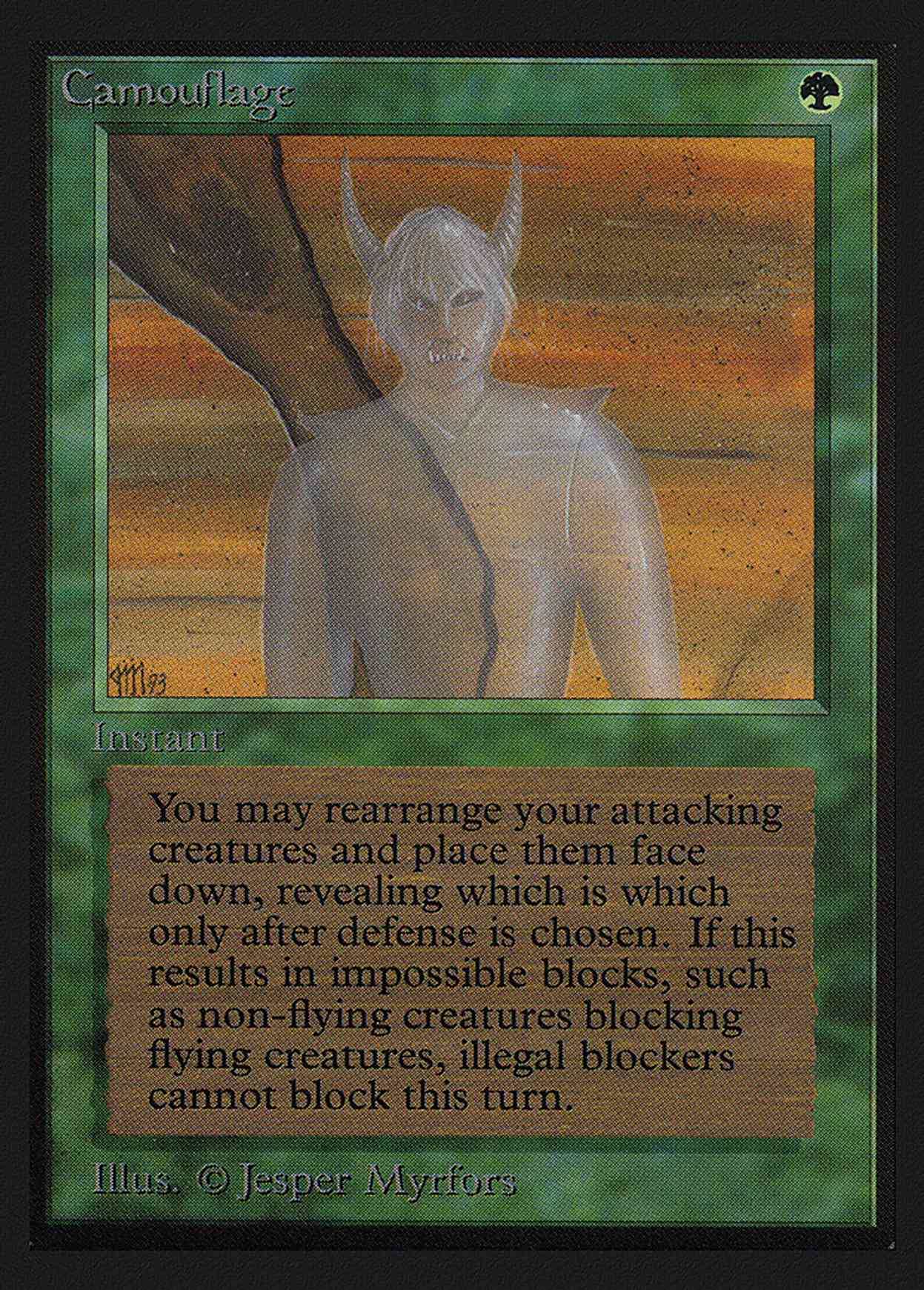 Camouflage (IE) magic card front